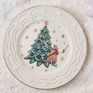 New Anthropologie New York City Ballet Mouse King Dessert Plate